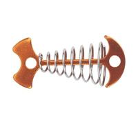 Palo della tenda resistente al vento per ancoraggio dell'osso di pesce con molla della linea di guida, regolatore del cordino, copertura in planck, resistente