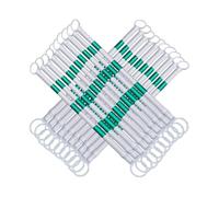 Palo Di Collegamento Telescopico Per Coni Stradali - Barriere Di Sicurezza Stradali Retrattili Da 10 Pezzi Per Parcheggi E Gestione Della Comunità Ideali Per Il Controllo(White and green,20 Pcs)