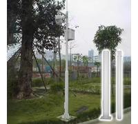 Palo di sorveglianza per Esterni con parafulmine e Rinforzo in Acciaio, Supporto per Telecamera Resistente alle intemperie, Adatto per Strade, Cortili, Negozi e Altri luoghi.