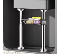 Palo di sostegno da incasso, Kit di riparazione for asta di supporto regolabile in acciaio inossidabile con staffa for lavello da 2 pezzi, altezza 30-110 cm(2*Height 30 50 cm(11.8" 19.7"))