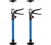 Palo Di Sostegno Regolabile 2 pezzi di supporto telescopico in acciaio for cricco manuale, for risparmio manodopera, for sollevamento pannelli for armadi(Long type)