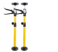 Palo Di Sostegno Regolabile Asta di supporto telescopica in acciaio for terza mano, capacità 40 kg, for barre carico for sollevamento cartongesso, 2 pezzi