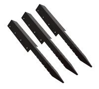 Palo di supporto angolare doppia traversina da giardino fissaggio a punta...