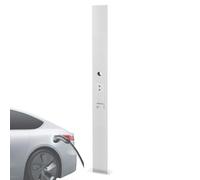 Palo di Supporto per Stazione di Ricarica EV, piedistallo per Caricabatterie EV da Esterno, Acciaio zincato Spesso, Foro per Filo riservato, Compatibile con la Maggior Parte delle stazioni di RIC