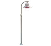 Palo Esterno Classico Imperia Metallo Ceramica Bianco Sfumato 1 Luce E27 [EEK: A++]