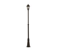 Palo Esterno Sawyer Alluminio Nero 1 Luce E27 Ip44