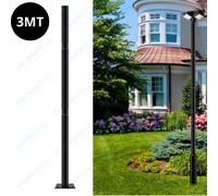 Palo Ferro 3 Metri Componibile Lampioni LED Fari Lampade Giardino