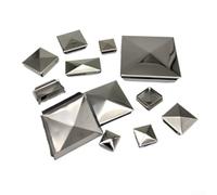 Palo in acciaio inox a forma di piramide, confezione da 10 per una protezione di lunga durata (1 pezzo da 20 mm)