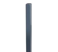 VERDELOOK Palo di Sostegno in Ferro a Sezione Quadrata, 4x4x125 cm