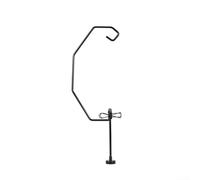 Palo luminoso portatile da campeggio, design in ferro resistente per lanterne, perfetto per migliorare la sicurezza e l'illuminazione all'aperto