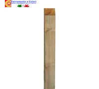 Palo Paletto Di Legno Pino Impregnato Pali Paletti Tondo Mezzotondo Punta Piede