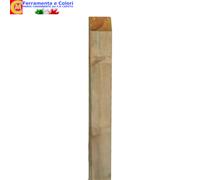 Palo Paletto Di Legno Pino Impregnato Pali Paletti Tondo Mezzotondo Punta Piede