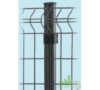 PALO PALETTO RECINZIONE PANNELLI BETAFENCE BEKAFOR ANTRACITE FISSAGGIO H.200 CM