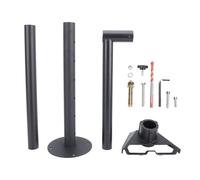 Palo per carichi pesanti con supporto a parete lungo regolabile per satellite rettangolare con adattatore per tubo per kit di montaggio Internet Gen 3 RE V4