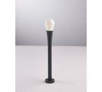 PALO PER ESTERNO DROP ANTRACITE 1 LUCE ATTACCO G9 IP65 5X34CM