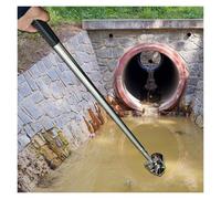 Palo per il prelievo dell'acqua Asta telescopica in acciaio inox per il campionamento dell'acqua, scarichi industriali campionatore della qualità dell'acqua con manico lungo, testa di pozzo/ stagno/ c