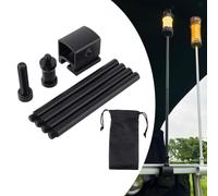 Palo per luce da campeggio leggero, portalampada sospeso per picnic,