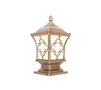 Palo per Recinzione Europeo da Parete, Luce da Esterno, Lampada da Parete a pilastro in Alluminio Impermeabile IP54, Lampada da Cortile, Lampada da Giardino, Lampada da Patio, Lampada da Colonna,