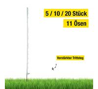 Palo per recinzione pali per recinzione per pascolo pali in plastica UV stabi...