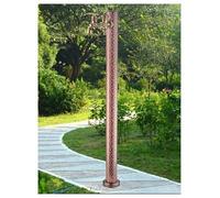Palo per rubinetto da giardino esterno con doppi rubinetti resistente al gelo colonna d'acqua durevole soluzione di irrigazione per un facile accesso perfetto per giardini e cortili