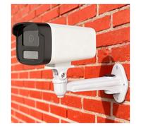 Palo per telecamera di sicurezza Palo Di Sorveglianza Pensile Angolo Regolabile, Piccola Staffa Di Montaggio Della Telecamera Di Sicurezza Per Pareti In Mattoni E Cemento, 17 19 21cm(H 0.6ft/185mm(B))