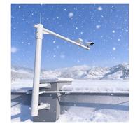 Palo per telecamera di sicurezza Supporto Per Telecamera Di Sicurezza Contro Vento E Neve, Palo CCTV Facile Da Montare E Smontare, Supporto Di Sorveglianza A 360°(A,H 47 1/5 in(1.2m))