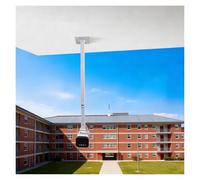 Palo per telecamera di sicurezza Tipo I/Tipo L/Tipo T Palo Estensore Della Staffa Di Montaggio Della Telecamera Di Sicurezza Sospesa, Supporto Telescopico(A,Largest 47 1/5 in(1.2m))