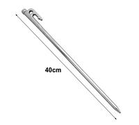 Palo per Tenda Resistente Pali per Tenda Picchetti con Gancio Lunghezza 20-40 cm