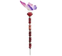 Palo personalizzabile con perline a forma di farfalla fatine bacchetta resistente alle intemperie prato ornamento per bambini adulti amanti del mestiere palo a terra