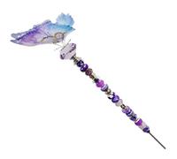 Palo personalizzabile con perline a forma di farfalla fatine bacchetta resistente alle intemperie prato ornamento per bambini adulti amanti del mestiere palo a terra