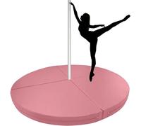 Palo Pole Dance Professionale Tappetino per pole dance Esercizio ginnico Yoga Fitness Tappetino da ballo, Imbottitura di sicurezza anticaduta specializzata realizzata per palo Portatile e Rimovibile(1
