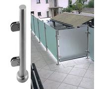 Palo ringhiera in vetro per patio e balcone interno/esterno sistema balaustra in vetro decorativo guardrail supporta la sicurezza moderna Poteau Garde Corps per la casa
