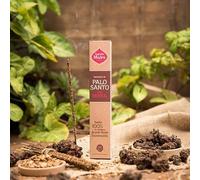 Palo Santo con Mirra | 8 Bastoncini 60 Minuti | Incenso Naturale 100% Artigianale e Sostenibile | Fatto a Mano in Argentina | Ecologico