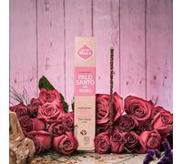 Palo Santo con Rosa | 8 Bastoncini 60 Minuti | Incenso Naturale 100% Artigianale e Sostenibile | Fatto a Mano in Argentina | Ecologico