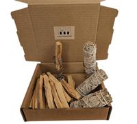 Palo Santo,Legno Sacro, Aroma Intenso, Incenso Per Meditazione, Purificatore. Essiccato a Terra,Alta Qualita, Raccolto a Mano, Unico, Originale Peru' (20 Palo 3 Salvi 2 Spirali)