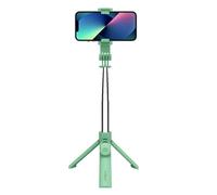 Palo Selfie Celly CLICKSFSTICKGN Wireless Bluetooth verde con treppiede 170 cm