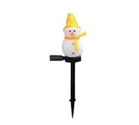 Palo solare bianco caldo con IP65 impermeabile, batteria 600mAh, runtime, opzioni rosso/rosa/giallo/blu per giardini all'aperto