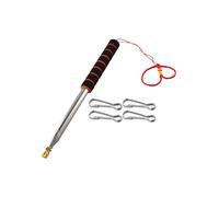 Palo telescopico alto tre metri pratico e regolabile per bandiere e striscioni