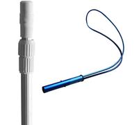 Palo telescopico for piscina con gancio in alluminio for impieghi gravosi - Asta telescopica for club di nuoto, yacht, laghi - Attrezzatura di emergenza for l'acqua 1 pezzo(9.8 ft)