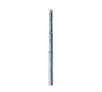 PALO TELESCOPICO PER ANTENNA 2x2mt ZINCATO A FUOCO 1,5mm RINFORZATO