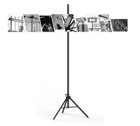Palo TRIPODE Antiribaltamento per lampade riscaldanti FIORE, SHARKLITE, HATHOR, LUCCIOLA, IRIS. Dimensioni 35x h 210 cm - colore nero