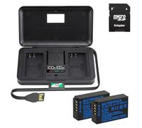 Palogreen 2 batterie EN-EL20 e display LCD intelligente Dual USB caricabatterie per Nikon Coolpix P1000, P950, P1100, Coolpix A, 1 J1, 1 J2, 1 J3, 1 S1, 1 V3, 1 AW1, DL24-500 fotocamera digitale