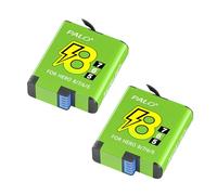Palogreen Caricatore LCD a 3 canali per GoPro Hero 12/11/10/9, batteria e cavo di tipo C e memoria per schede TF, completamente compatibile con la batteria originale GoPro
