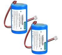 Palogreen ER34615M D-Size Batteria Li-SOCl2 3,6 V 14500 mAh pour DSC ER34615M-T1 WT4911/WT4911B/WT8911/ ALEXOR Wireless Outdoor Siren WT4911BATT e sistemi di allarme ADT((non rechargeable)