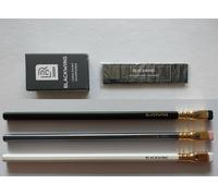 PALOMINO BLACKWING 3 matite (originale, 602, perla 1 ciascuna) e set temperam...