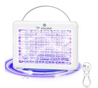 PALONE USB Lampada Antizanzare 4000V, 1200mAh Zanzariera Elettrica con Batteria, 6 UV Perle di Lampada Zanzare | Protezione al Tatto | Sospensibile | con Vassoio| per Interno Esterno