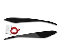 Palpebre fari compatibile con Ford Fiesta MK8 2017-2022 (ABS Nero Lucido)