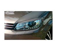 Palpebre fari compatibile con Volkswagen Touran 1T1 Facelift 2011-2014 / Caddy 2010-2015 (ABS)