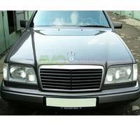 Palpebre faro per MB E-class W124 1984-1997 ABS lucido