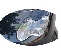 Palpebre faro per Smart Fortwo 2001-2007 C450 ABS lucido